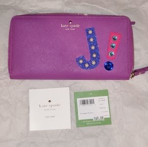Kate spade "J" wallet
